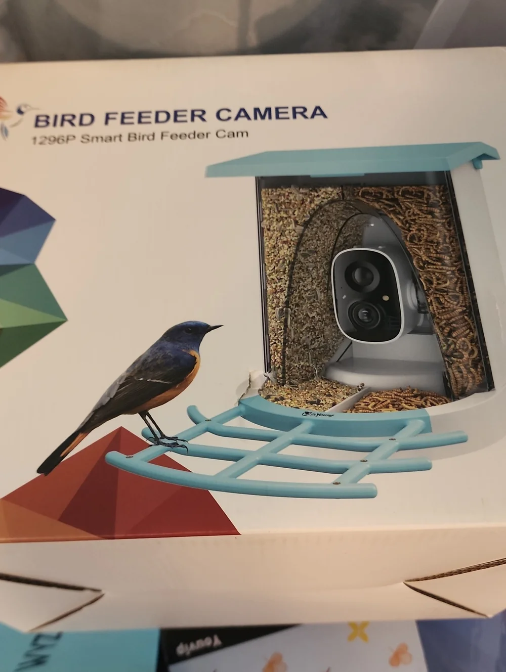 Bird Feeder Camera - Blue Smart Bird Feeder Cam
